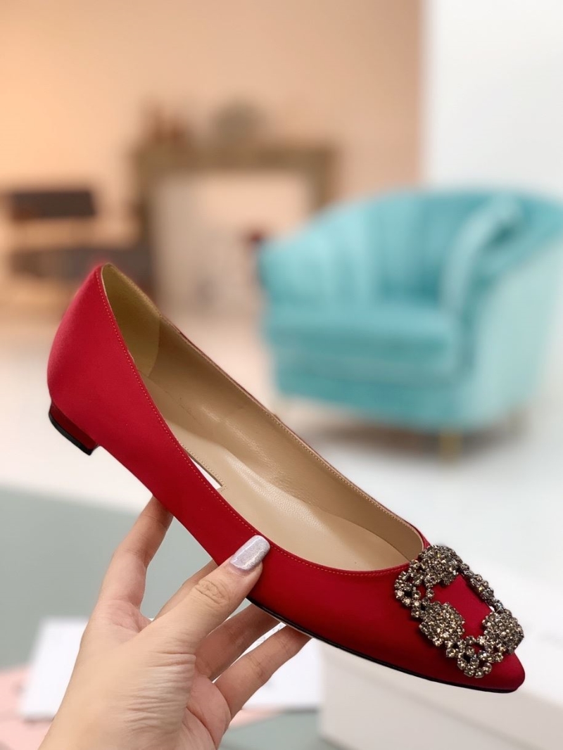 Manolo Blahnik flat shoes